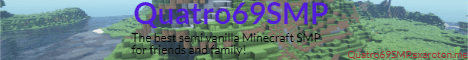 Quatro69SMP banner Quatro69SMP Minecraft server banner