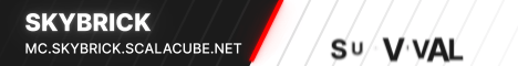 SkyBrick banner SkyBrick Minecraft server banner
