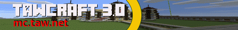 TAWCraft banner TAWCraft Minecraft server banner