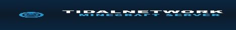 TidalNetwork banner TidalNetwork Minecraft server banner