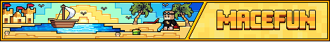 Macefun banner Macefun Minecraft server banner
