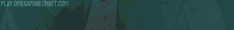 OmegaMinecraft banner OmegaMinecraft Minecraft server banner