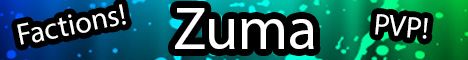 Zuma | Faction PVP banner Zuma | Faction PVP Minecraft server banner