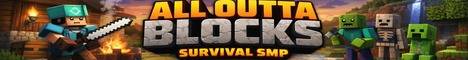 All Outta Blocks banner All Outta Blocks Minecraft server banner