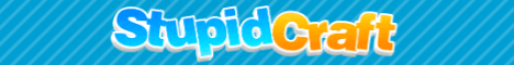 StupidCraft banner StupidCraft Minecraft server banner