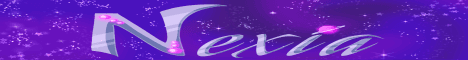 Nexia banner Nexia Minecraft server banner