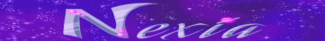 Nexia banner Nexia Minecraft server banner