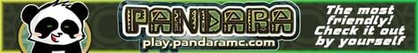 PandaraMC banner PandaraMC Minecraft server banner