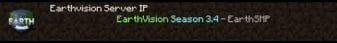EarthVision banner EarthVision Minecraft server banner