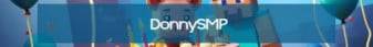 DonnySMP banner DonnySMP Minecraft server banner