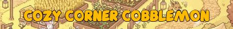 Cozy Corner Cobblemon banner Cozy Corner Cobblemon Minecraft server banner