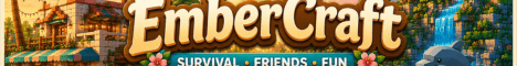 EmberCraft banner EmberCraft Minecraft server banner