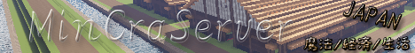 MinCra banner MinCra Minecraft server banner