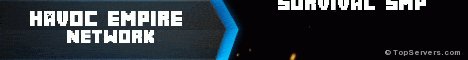 Havoc Empire banner Havoc Empire Minecraft server banner