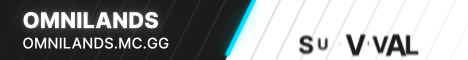 Omnilands banner Omnilands Minecraft server banner