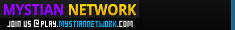 Mystian Network banner Mystian Network Minecraft server banner