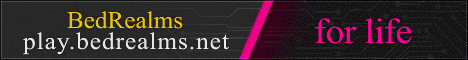 BedRealms banner BedRealms Minecraft server banner