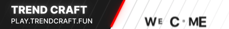 Trend Craft banner Trend Craft Minecraft server banner