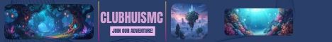 ClubhuisMC banner ClubhuisMC Minecraft server banner