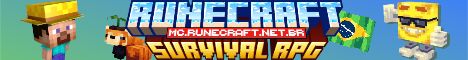 RuneCraft Brasil banner RuneCraft Brasil Minecraft server banner