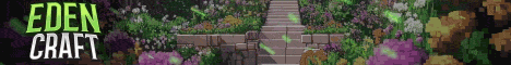 EdenCraft banner EdenCraft Minecraft server banner