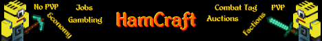 HamCraft banner HamCraft Minecraft server banner
