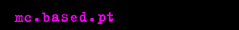 BASED MC banner BASED MC Minecraft server banner