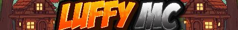 LuffyMC banner LuffyMC Minecraft server banner