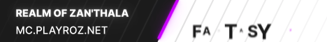 Realm Of Zanthala banner Realm Of Zanthala Minecraft server banner