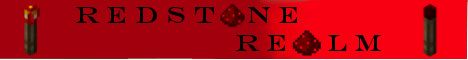 Redstone Realm banner Redstone Realm Minecraft server banner