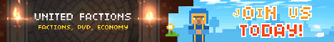 United Factions banner United Factions Minecraft server banner