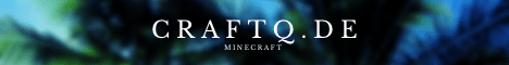CraftQ banner CraftQ Minecraft server banner