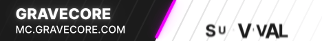 Gravecore banner Gravecore Minecraft server banner