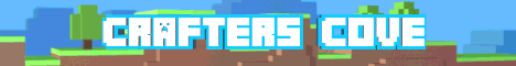 Crafters Cove banner Crafters Cove Minecraft server banner