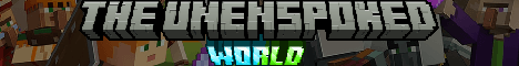 The Unenspoked World banner The Unenspoked World Minecraft server banner