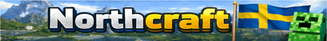 Northcraft Sweden banner Northcraft Sweden Minecraft server banner