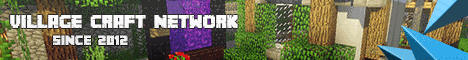 Village Craft Network banner Village Craft Network Minecraft server banner