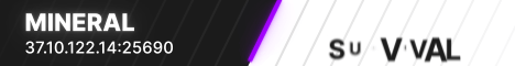 Mineral banner Mineral Minecraft server banner