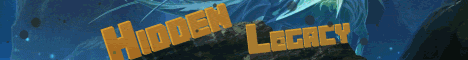 Hidden Legacy banner Hidden Legacy Minecraft server banner
