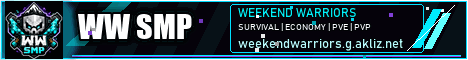 Weekend Warriors SMP banner Weekend Warriors SMP Minecraft server banner
