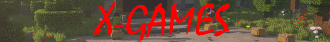 X-Games banner X-Games Minecraft server banner