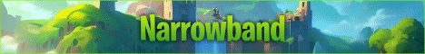 Narrowband banner Narrowband Minecraft server banner