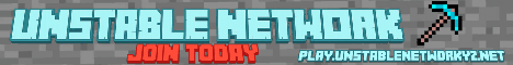 Unstable Network SMP banner Unstable Network SMP Minecraft server banner