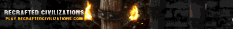 Recrafted Civilizations banner Recrafted Civilizations Minecraft server banner