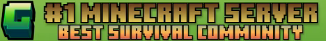 GemSMP banner GemSMP Minecraft server banner