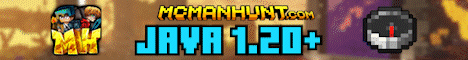 Minecraft Manhunt Network banner Minecraft Manhunt Network Minecraft server banner