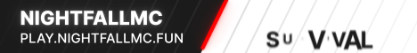 nightfall banner nightfall Minecraft server banner