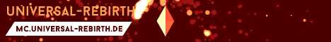 Universal-Rebirth banner Universal-Rebirth Minecraft server banner