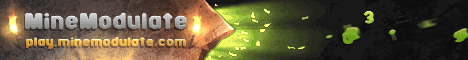 MineModulate banner MineModulate Minecraft server banner
