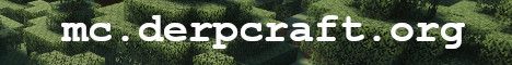 Derpcraft SMP banner Derpcraft SMP Minecraft server banner